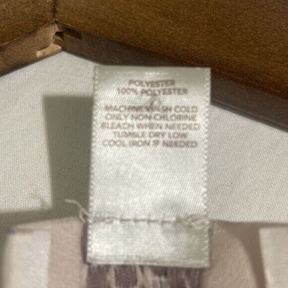 Loft Blouse Striped Split Neck 3/4 Sleeve XS - Picture 6 of 6